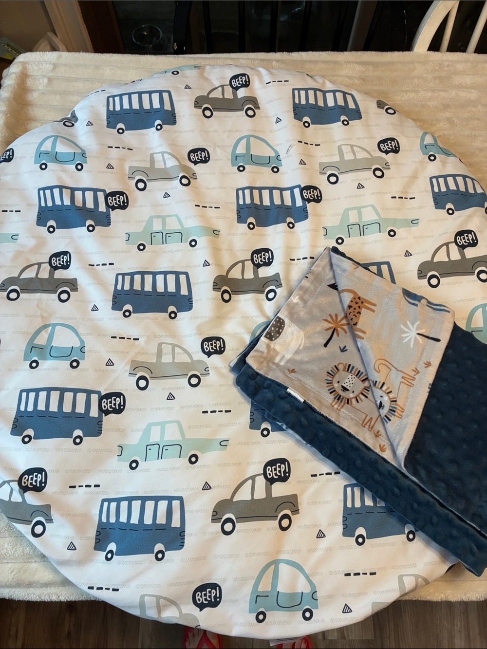 🧸 Baby Tummy Time Play Mat & Blanket Bundle